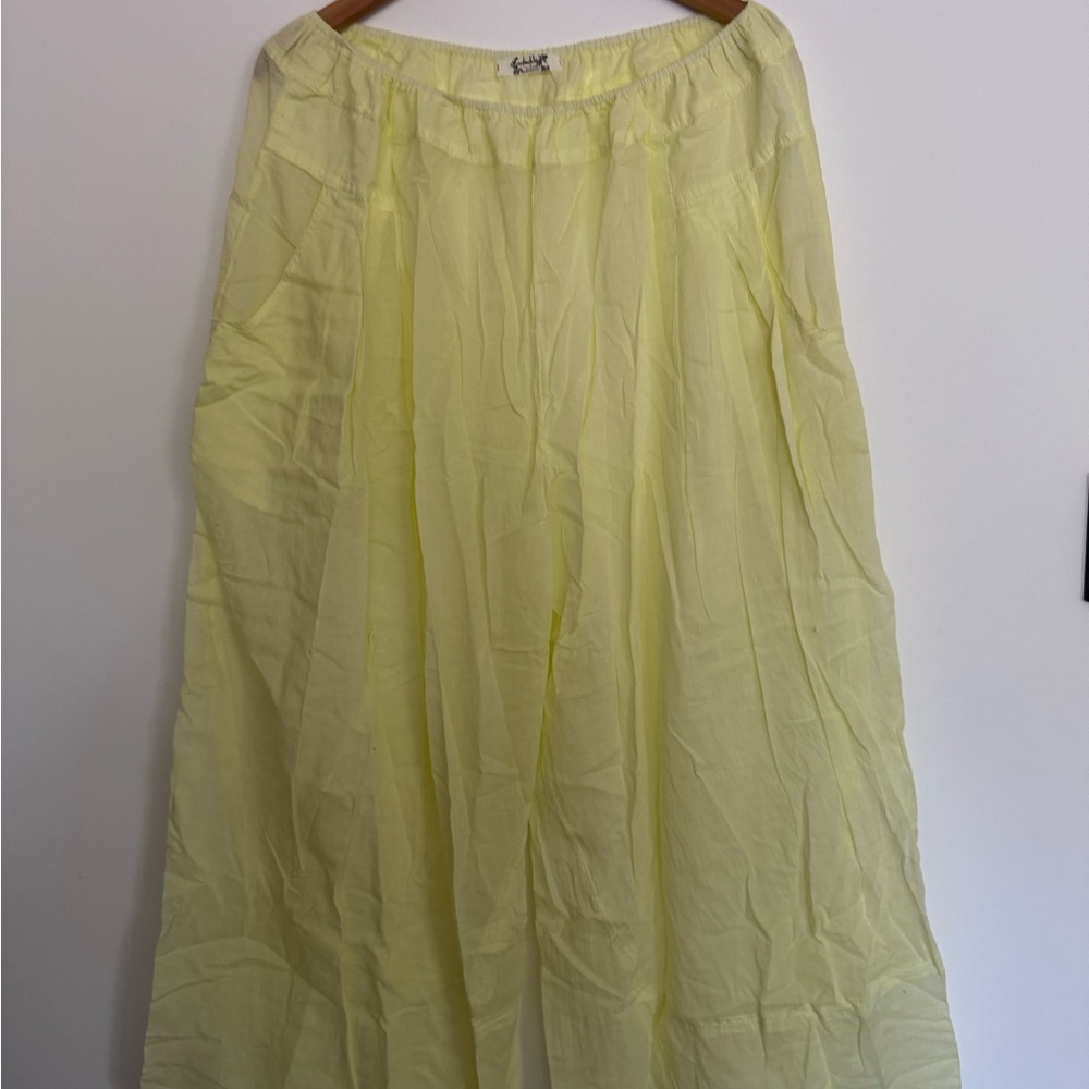 Free people  Yellow Women's lounge pants